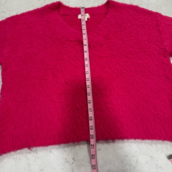Maeve by Anthropologie Hot Pink/Rose/Fuchsia Super Soft & Comfy 31% Merino Wool - Picture 15 of 16